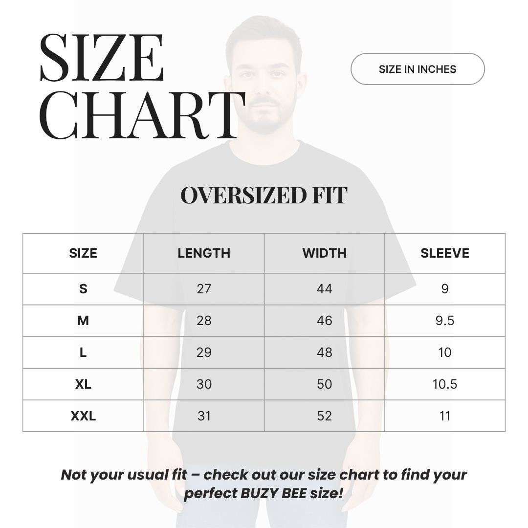 BEE : Unisex Oversized T-shirt