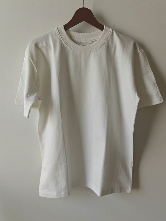 Solid White : Unisex Oversized T-shirt